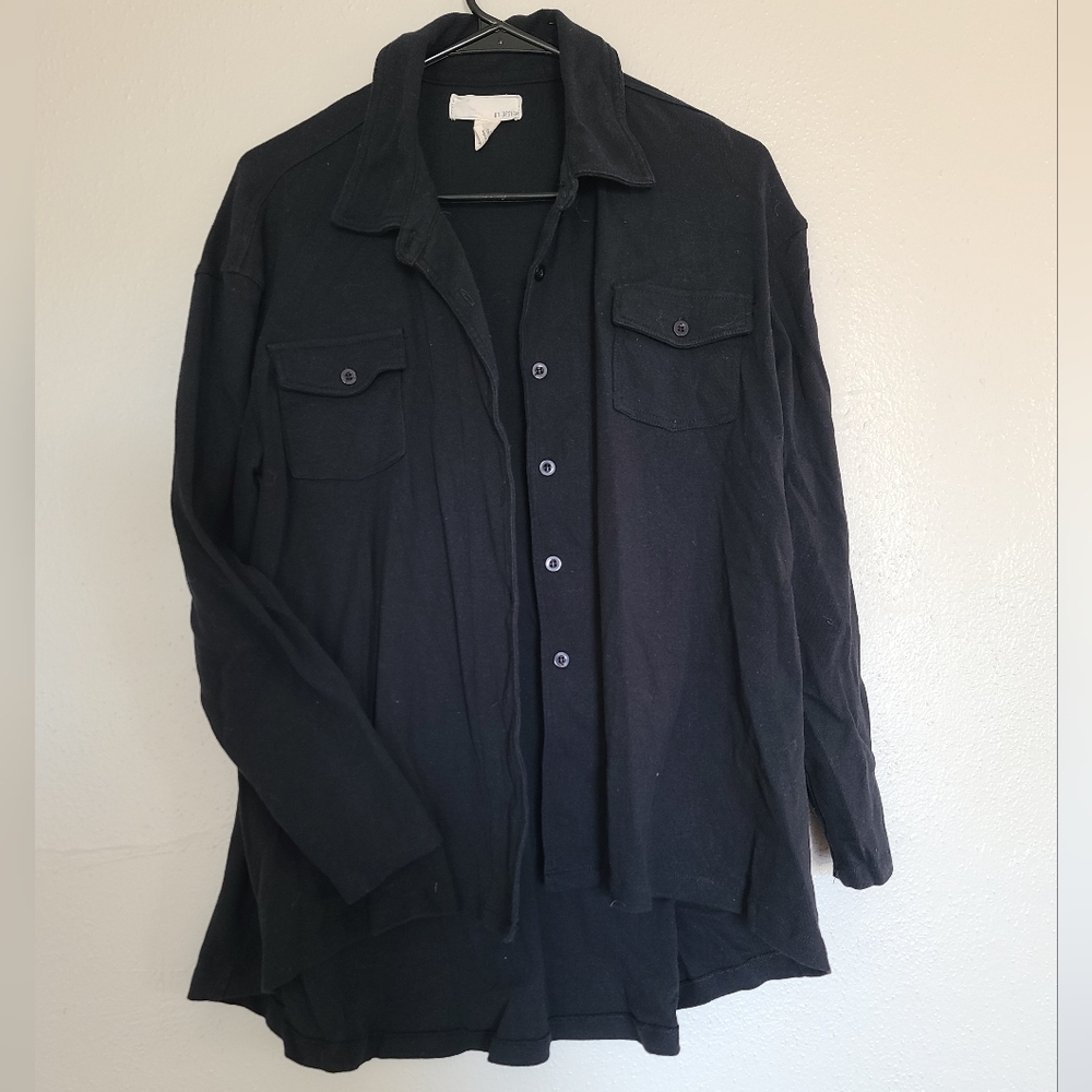 Button up sweatshirt